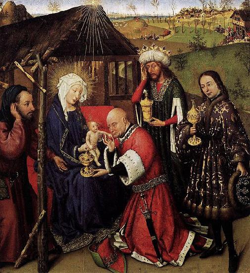 DARET, Jacques Altarpiece of the Virgin China oil painting art